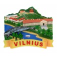 Magnetas Vilniaus panorama su Karaliaus Mindaugo tiltu